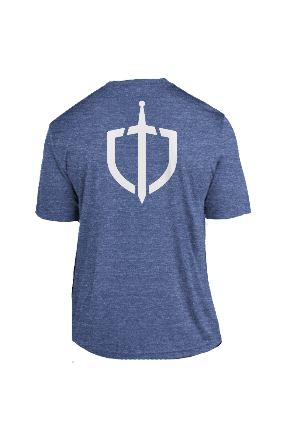 Crays True Royal Heather Athletic Fit Tee