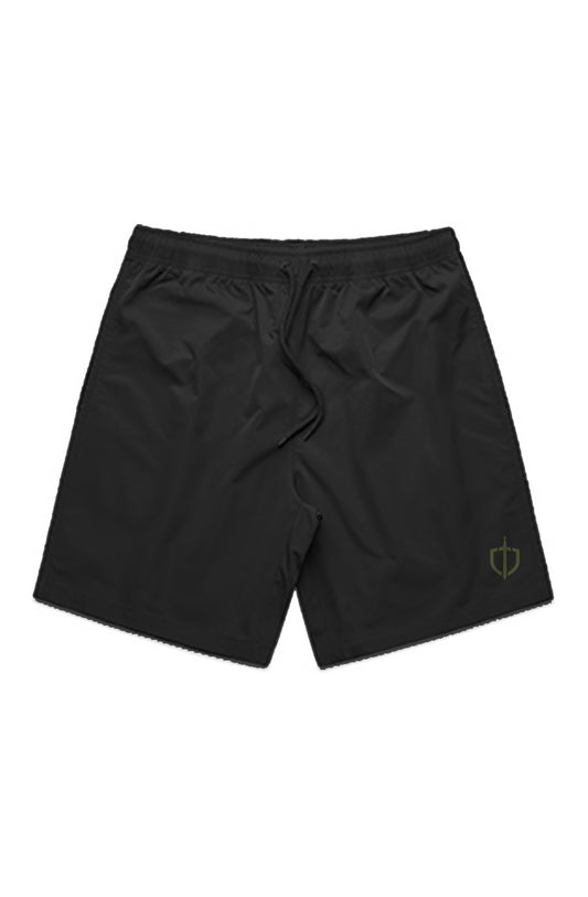 Crays Men's Black Training Shorts