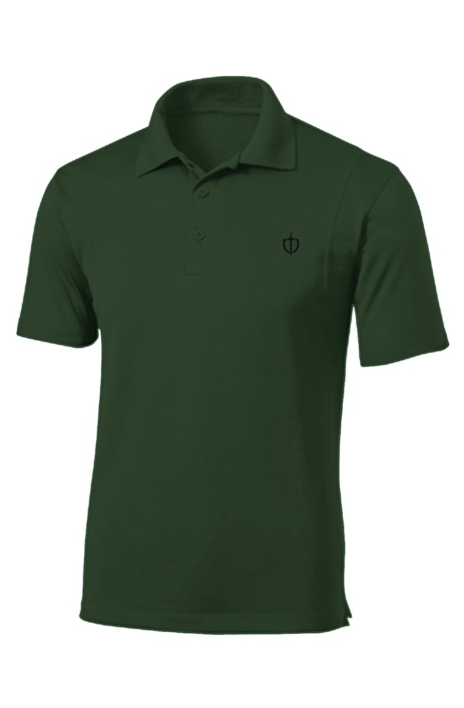 Crays Men's Forest Green Performance Polo