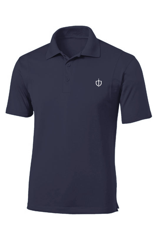 Crays Men's True Navy Performance Polo