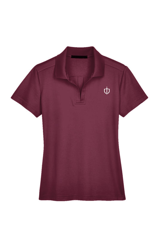 Crays Women's Burgundy  Performance Polo
