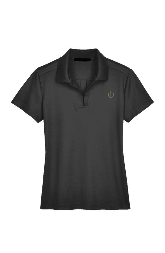 Crays Women's Black Performance Polo