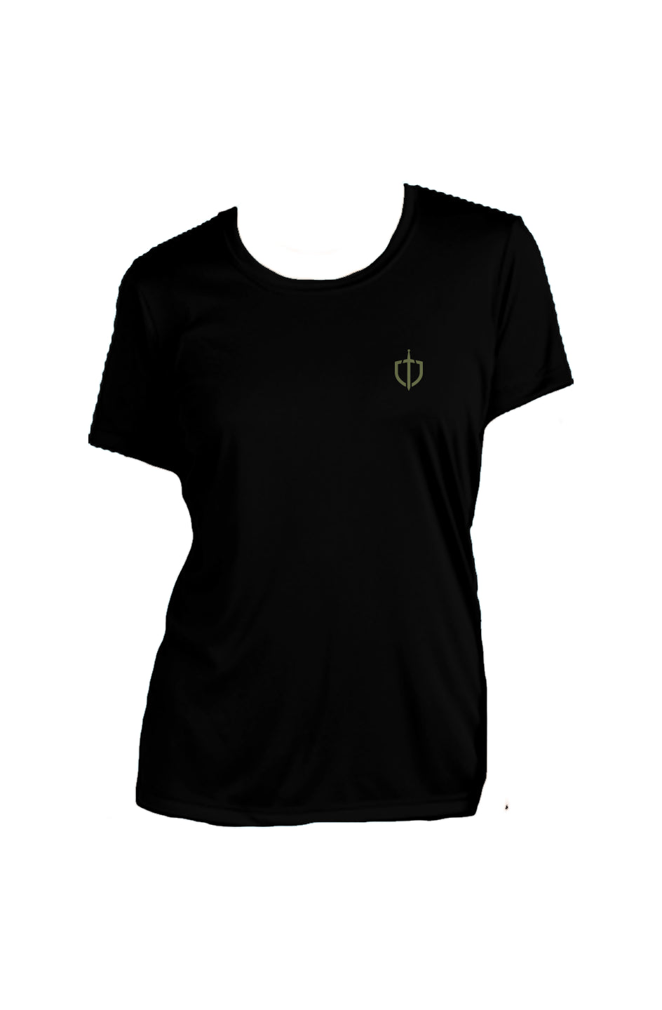 Crays Black Slim Fit Athletic Tee