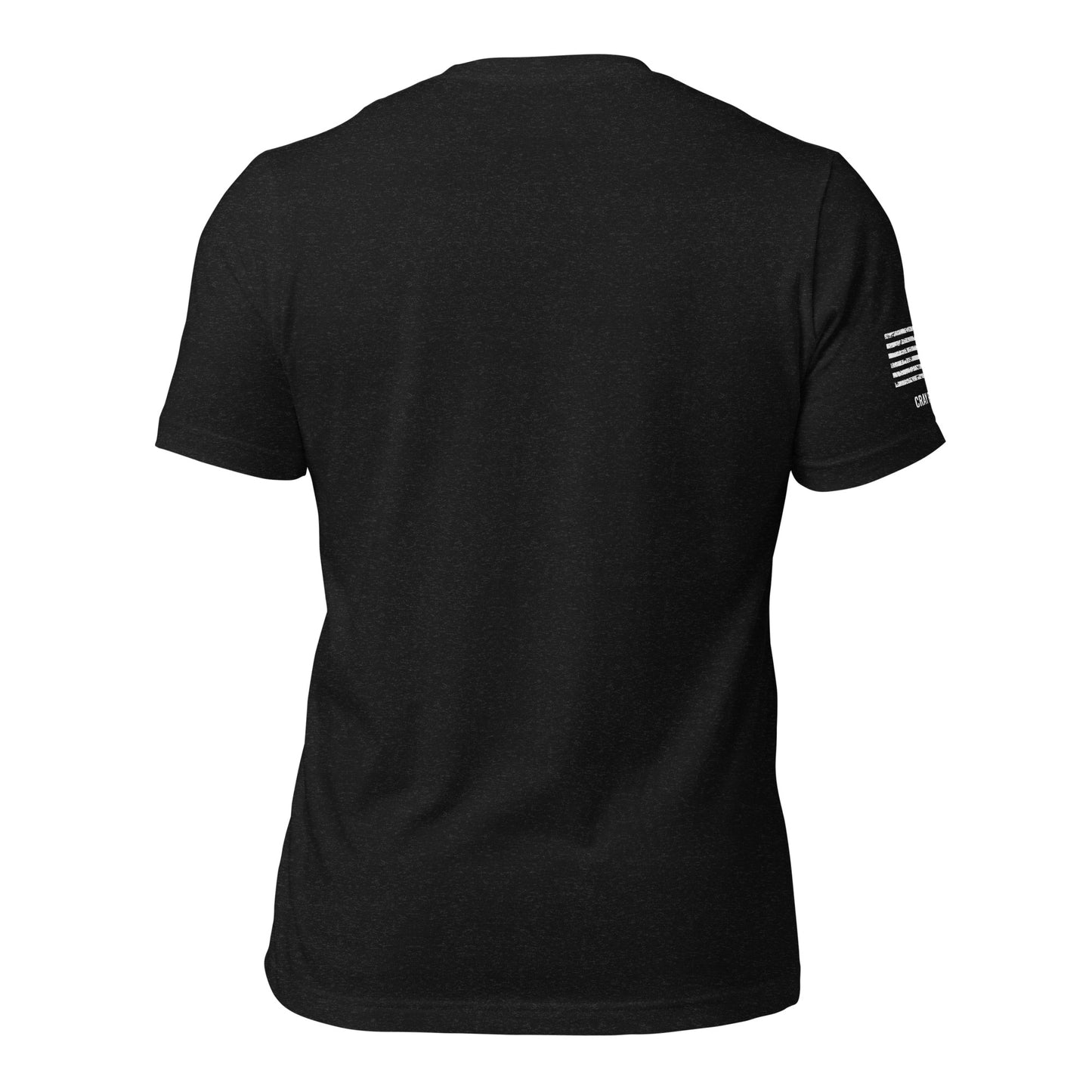 Unisex T-Shirt in Assorted Colors with American Flag