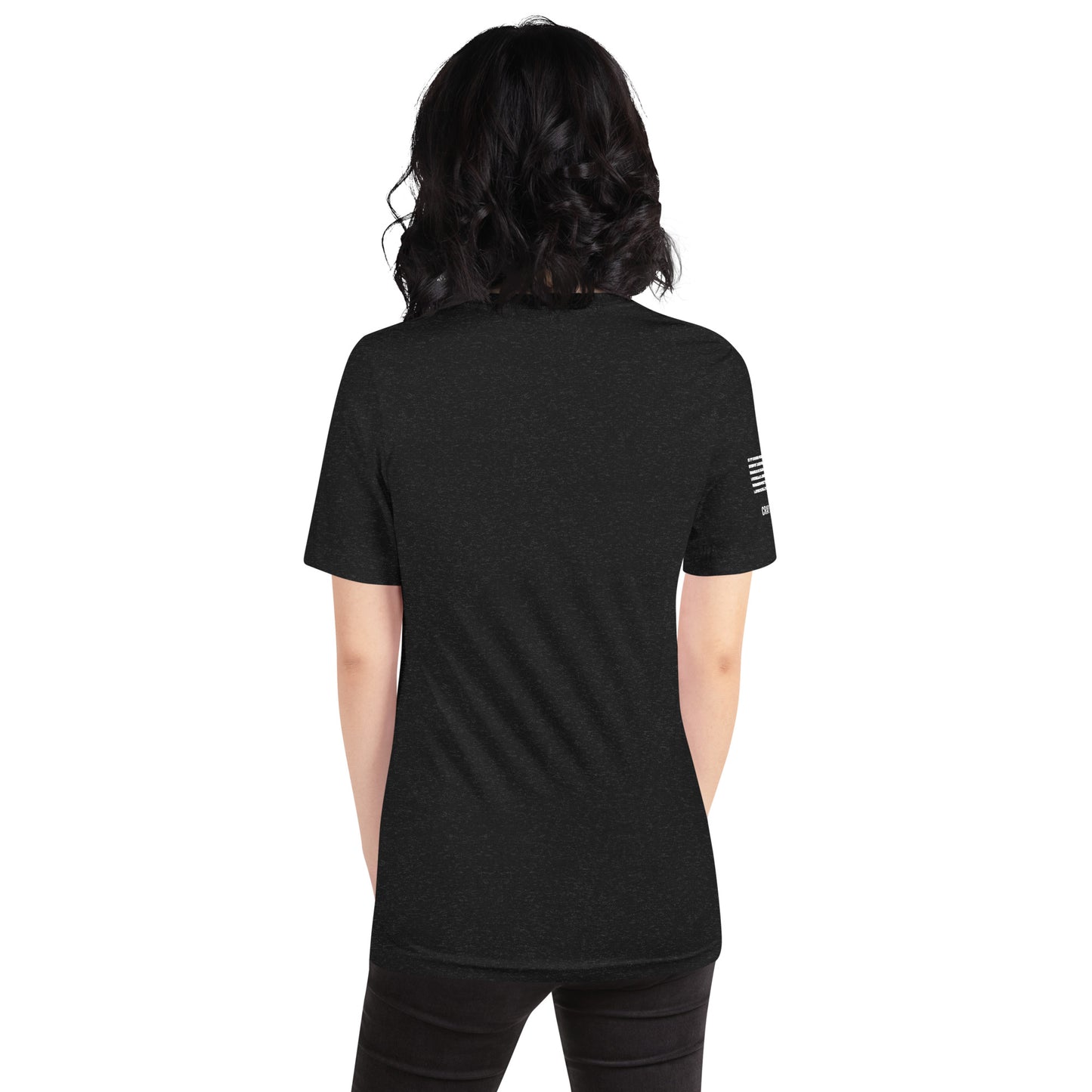 Unisex T-Shirt Assorted Colors with American Flag & Large Logo
