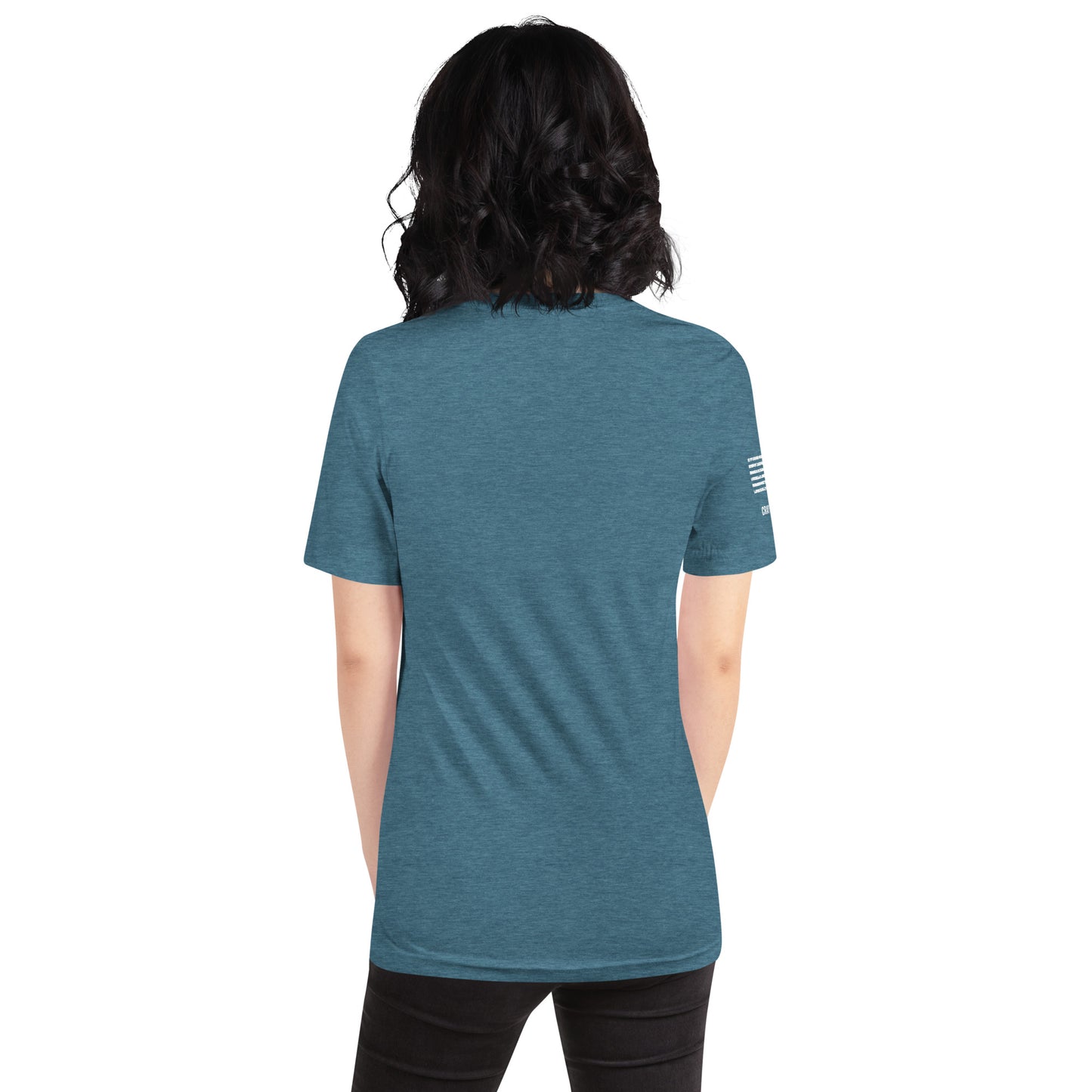 Unisex T-Shirt Assorted Colors with American Flag & Large Logo