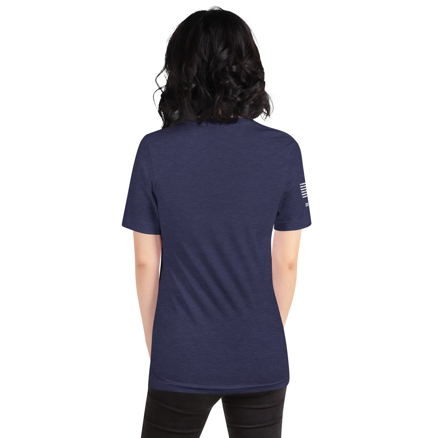 Unisex T-Shirt Assorted Colors with American Flag & Large Logo