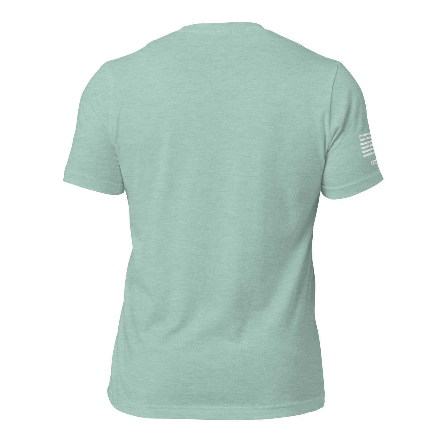 Unisex T-Shirt in Assorted Colors with American Flag