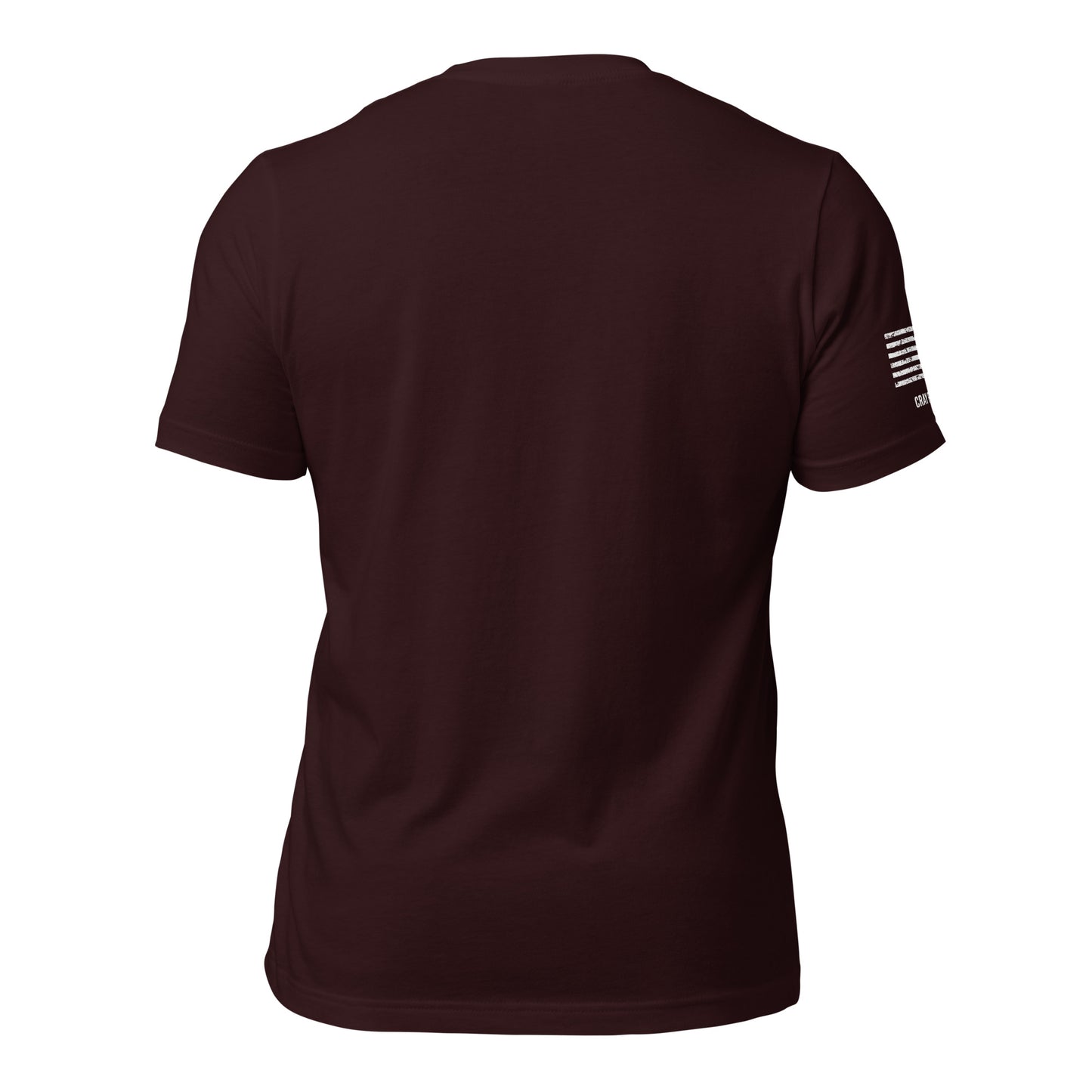 Unisex T-Shirt in Assorted Colors with American Flag