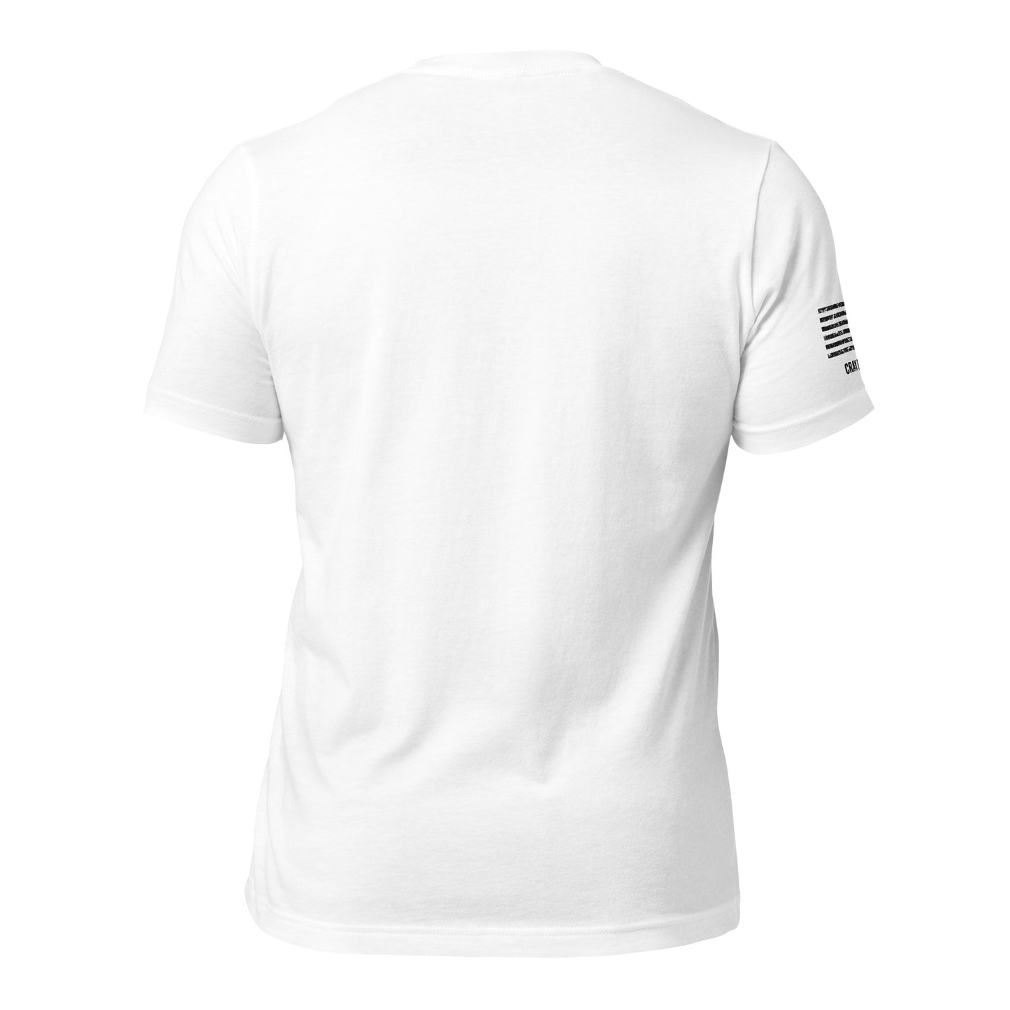 Unisex T-Shirt Assorted Colors with American Flag & Large Logo