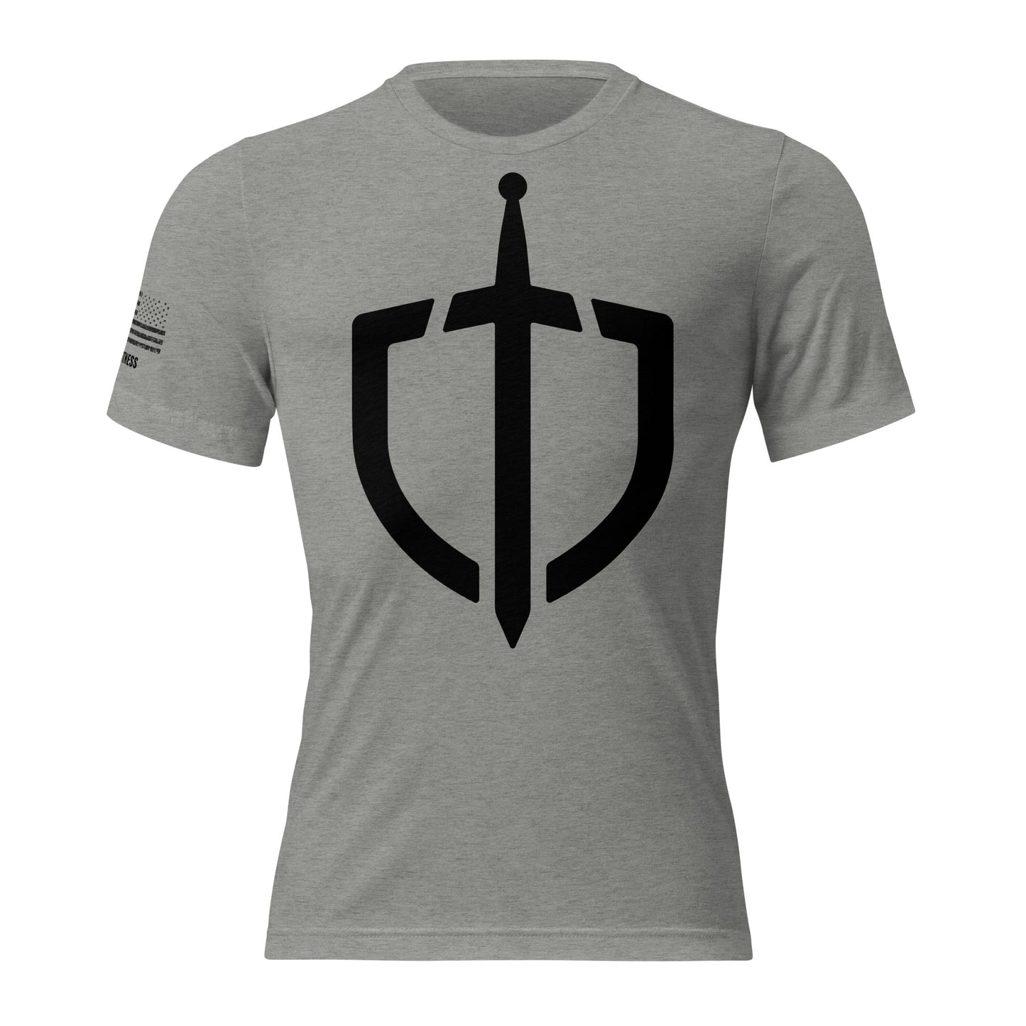 Unisex Tri-Blend Assorted Color T-shirt w/ American Flag