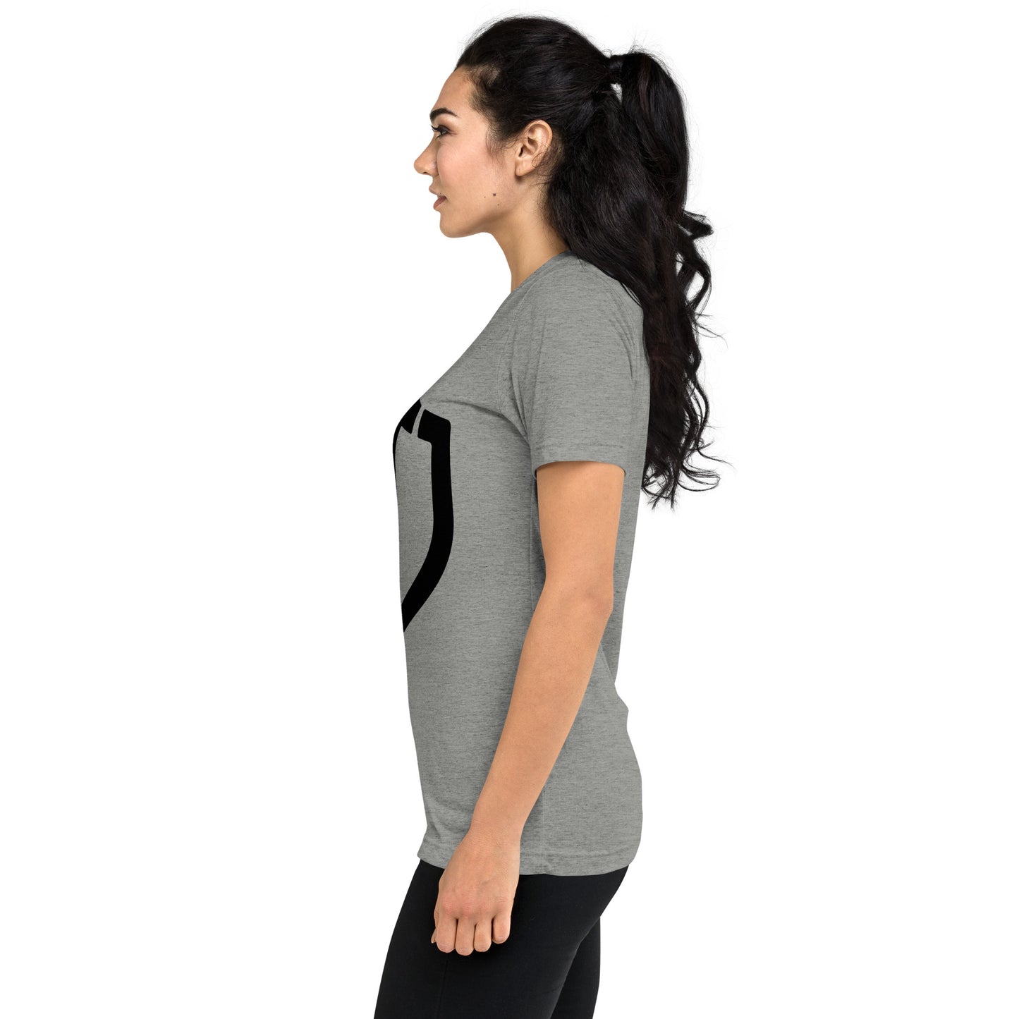 Unisex Tri-Blend Assorted Color T-shirt w/ American Flag