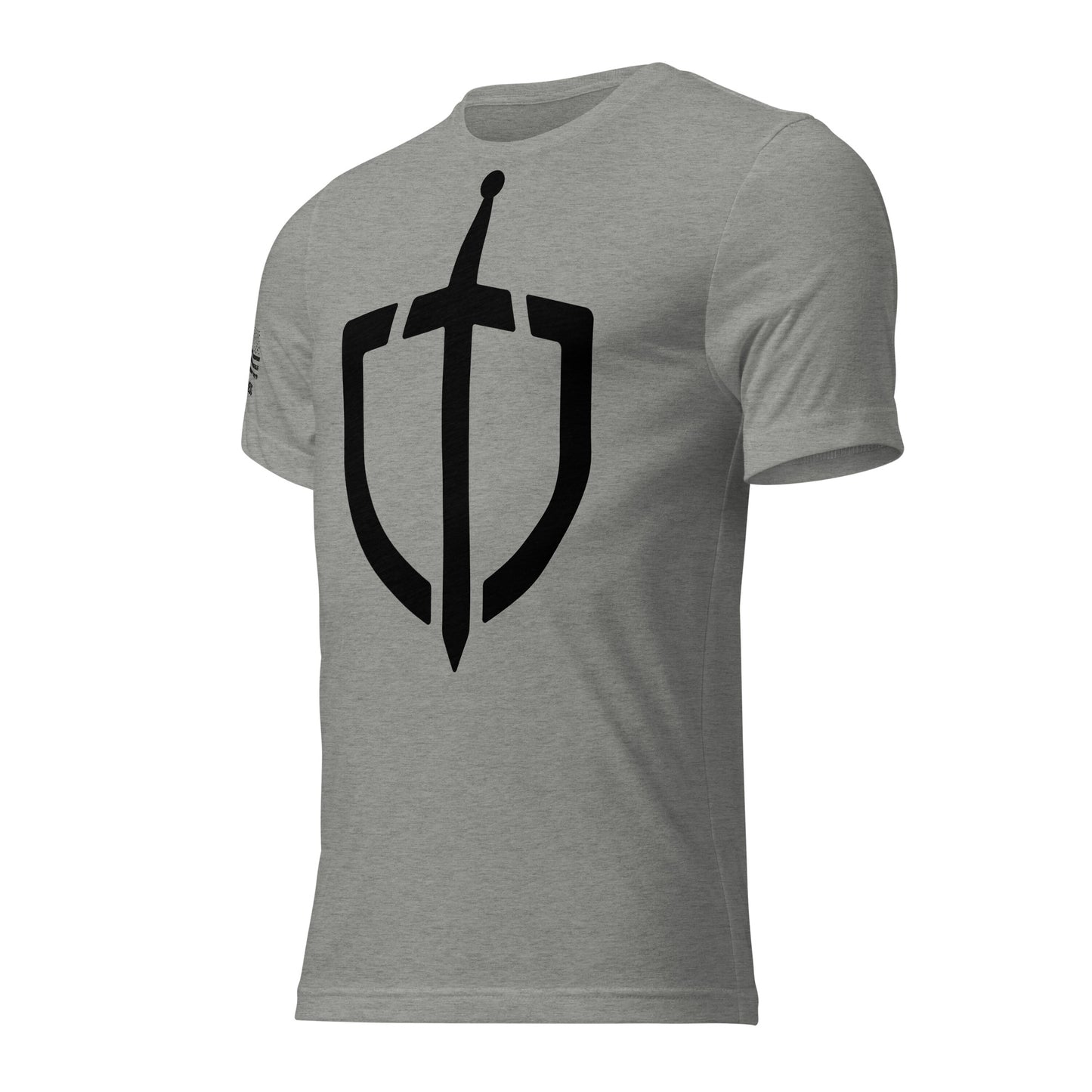 Unisex Tri-Blend Assorted Color T-shirt w/ American Flag