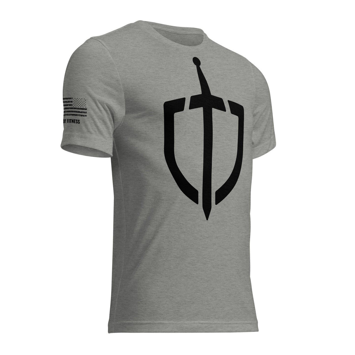 Unisex Tri-Blend Assorted Color T-shirt w/ American Flag