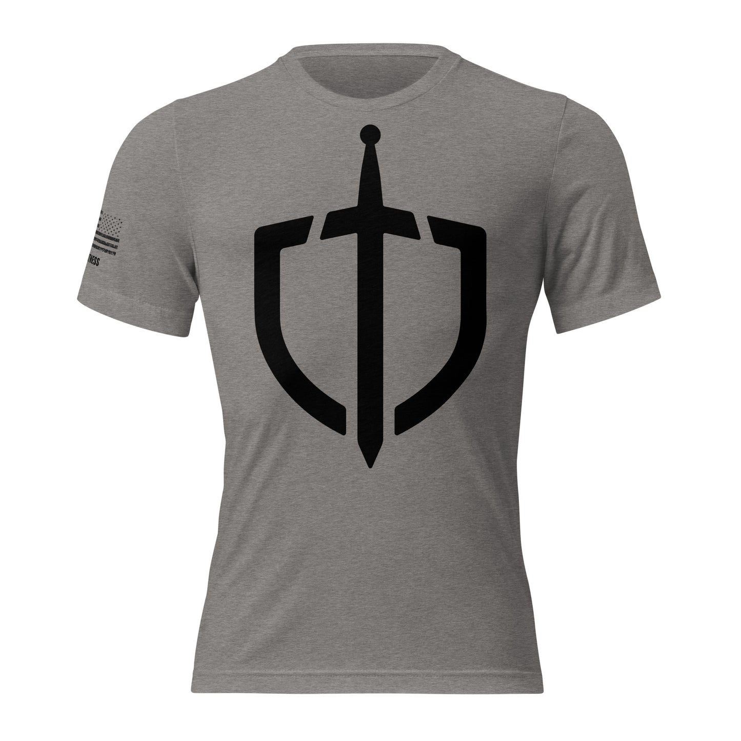 Unisex Tri-Blend Assorted Color T-shirt w/ American Flag