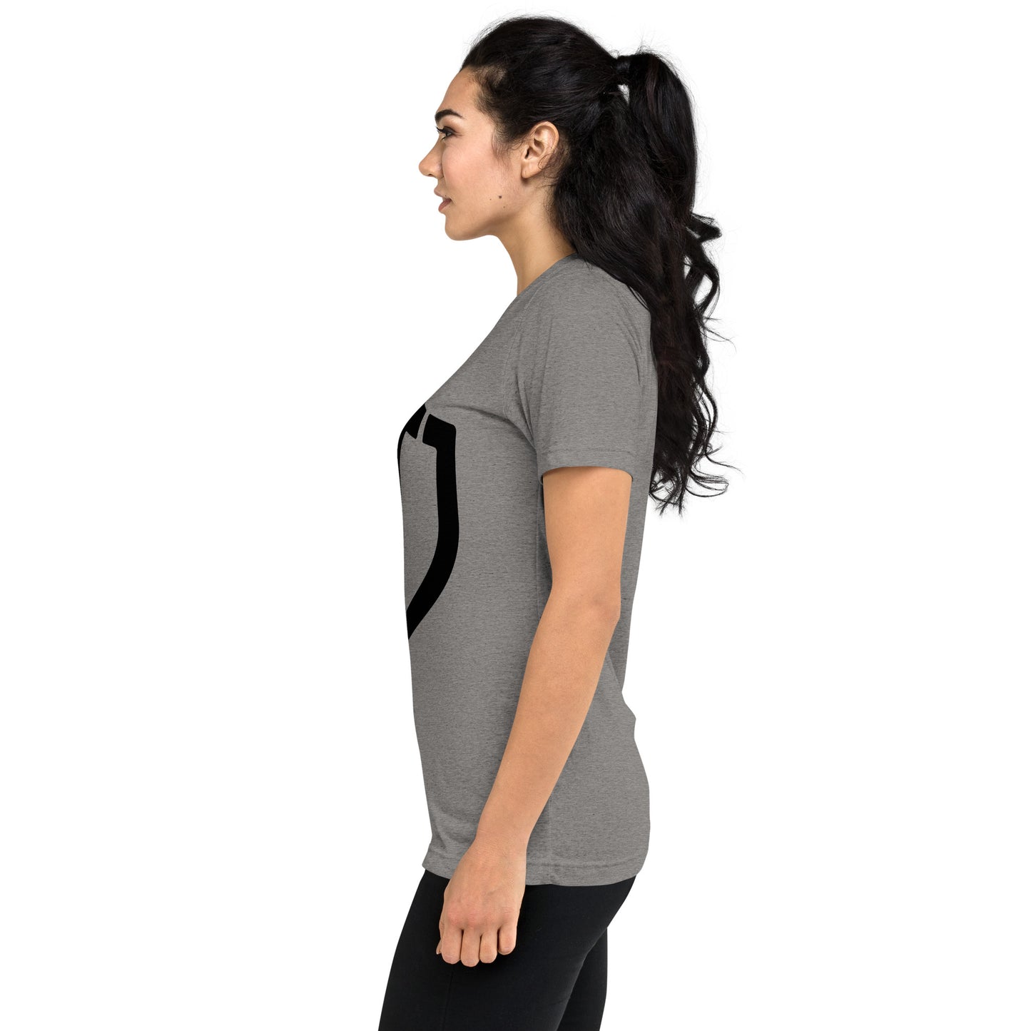 Unisex Tri-Blend Assorted Color T-shirt w/ American Flag