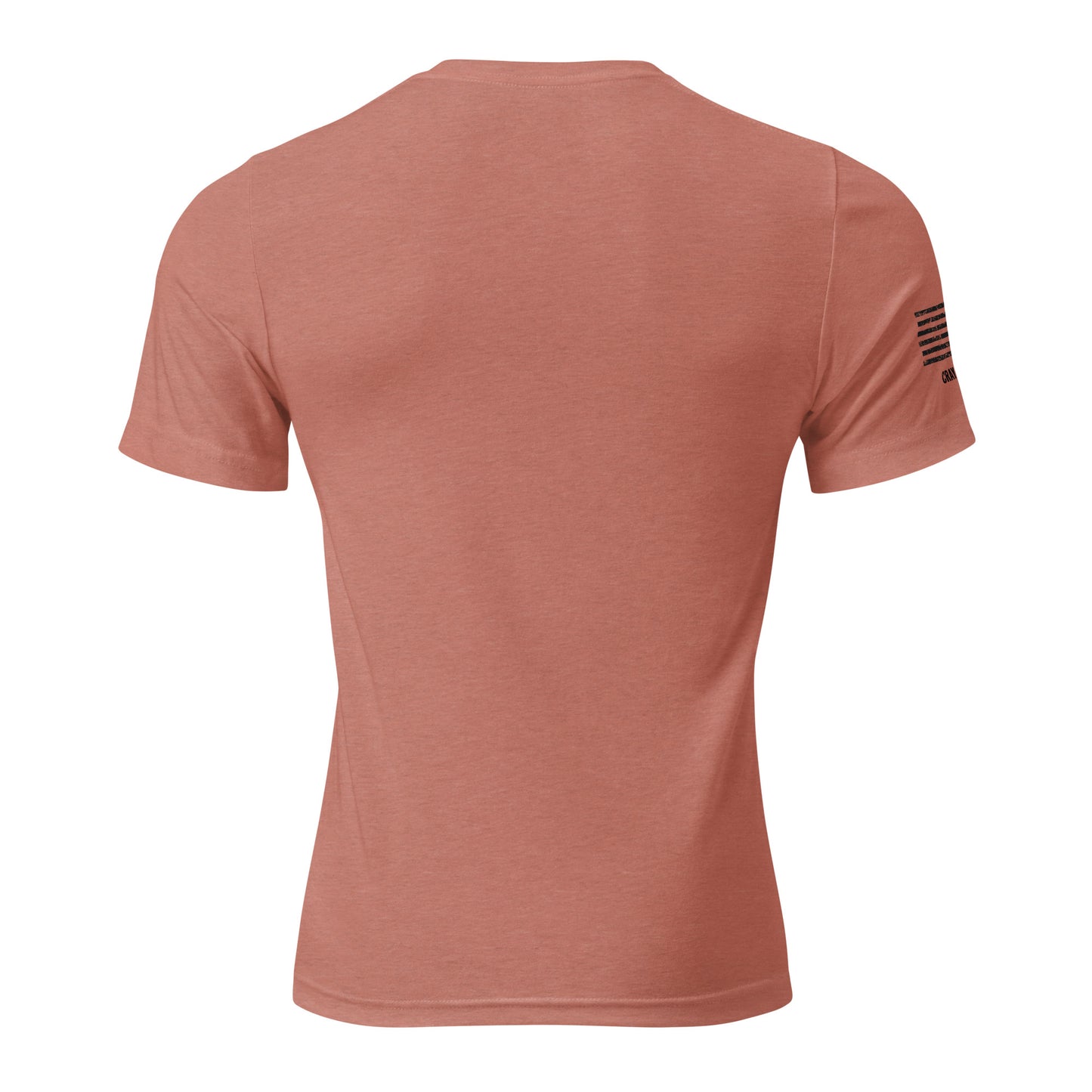 Unisex Tri-Blend Assorted Color T-shirt w/ American Flag