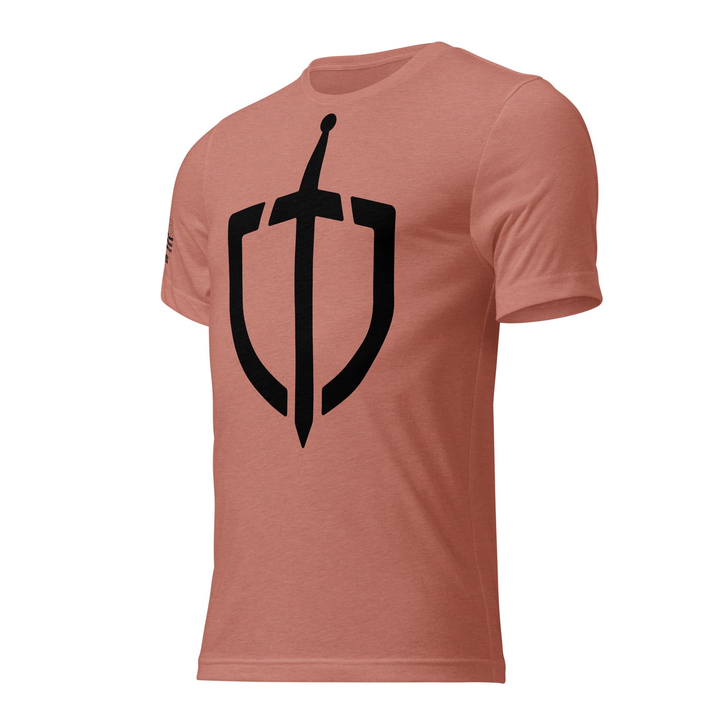Unisex Tri-Blend Assorted Color T-shirt w/ American Flag