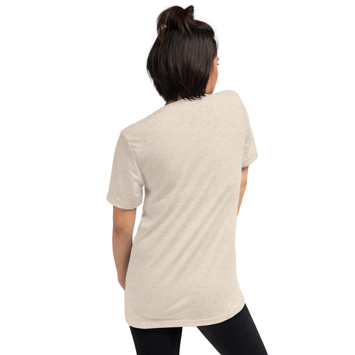 Unisex Tri-Blend Assorted Color T-shirt w/ American Flag