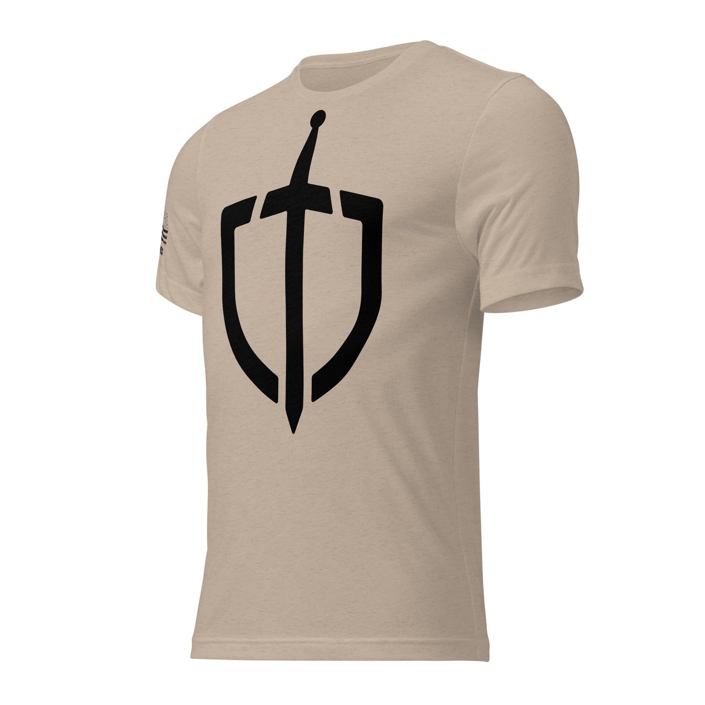 Unisex Tri-Blend Assorted Color T-shirt w/ American Flag