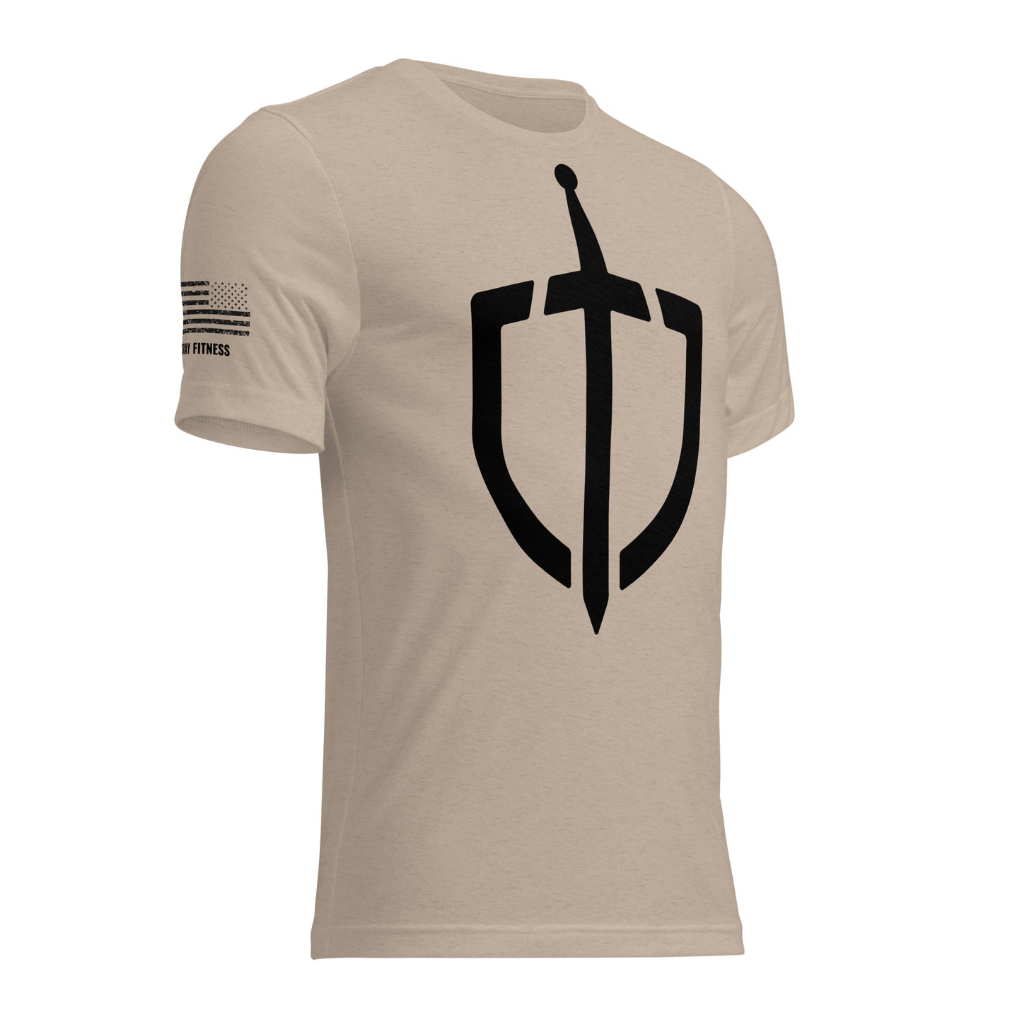 Unisex Tri-Blend Assorted Color T-shirt w/ American Flag