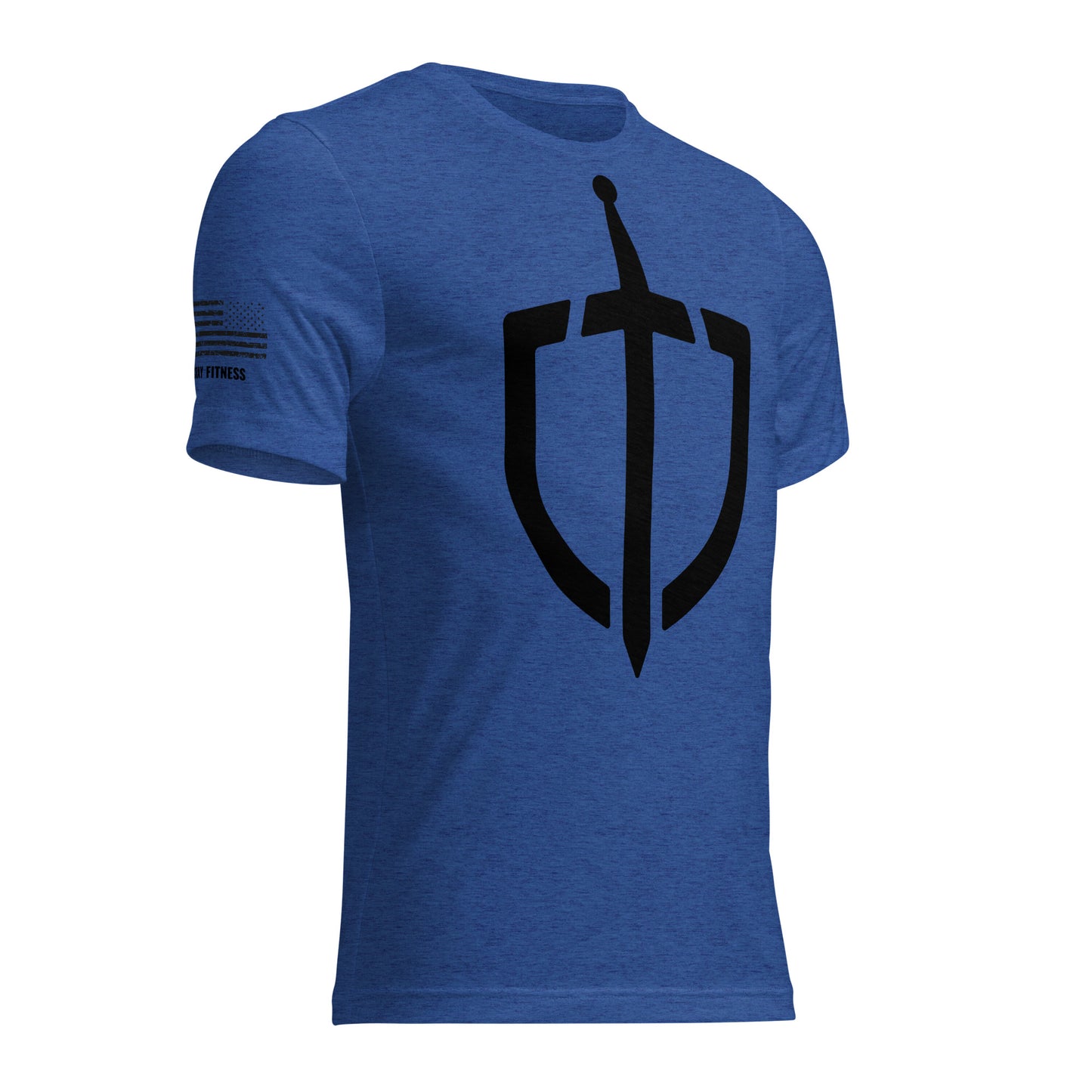 Unisex Tri-Blend Assorted Color T-shirt w/ American Flag