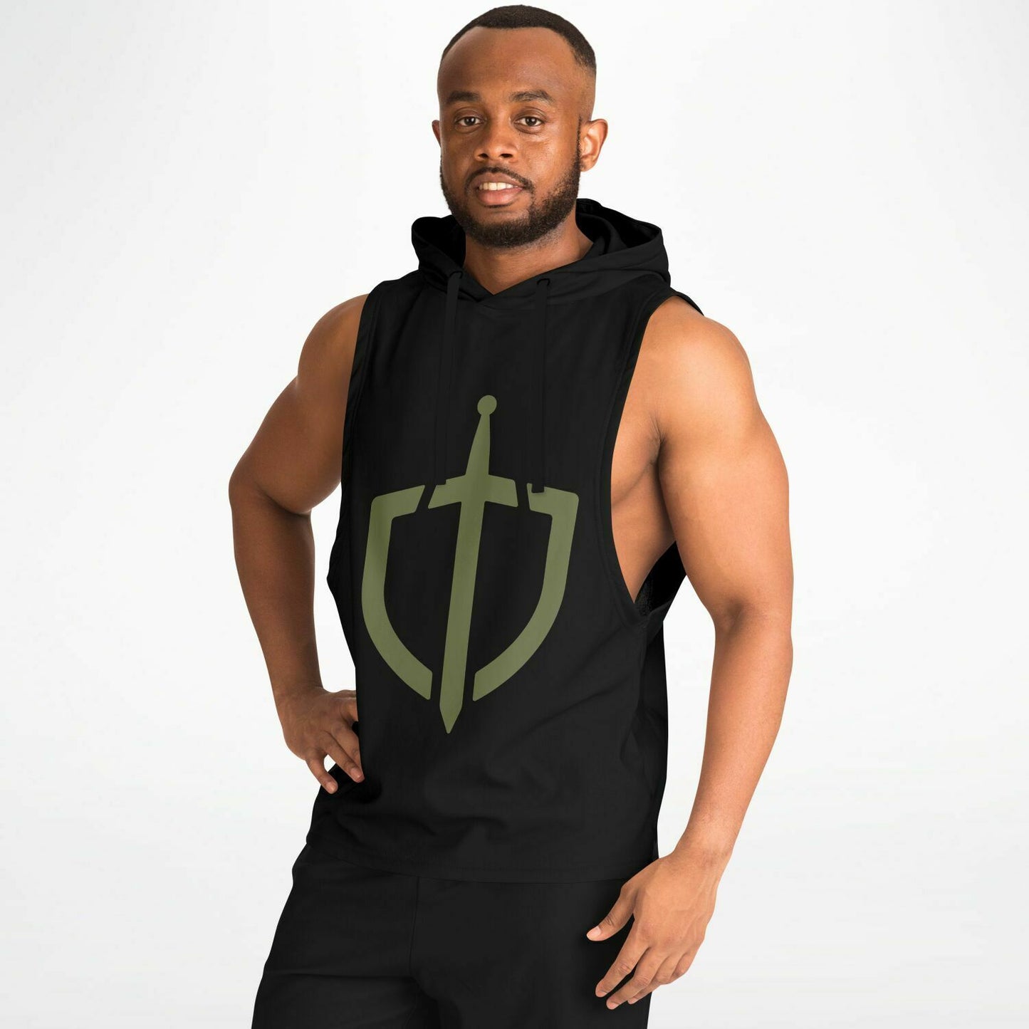 Athletic Drop Armhole Hoodie