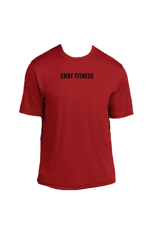 Crays Deep Red Athletic Fit Tee