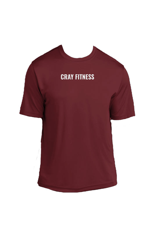 Crays Maroon Athletic Fit Tee