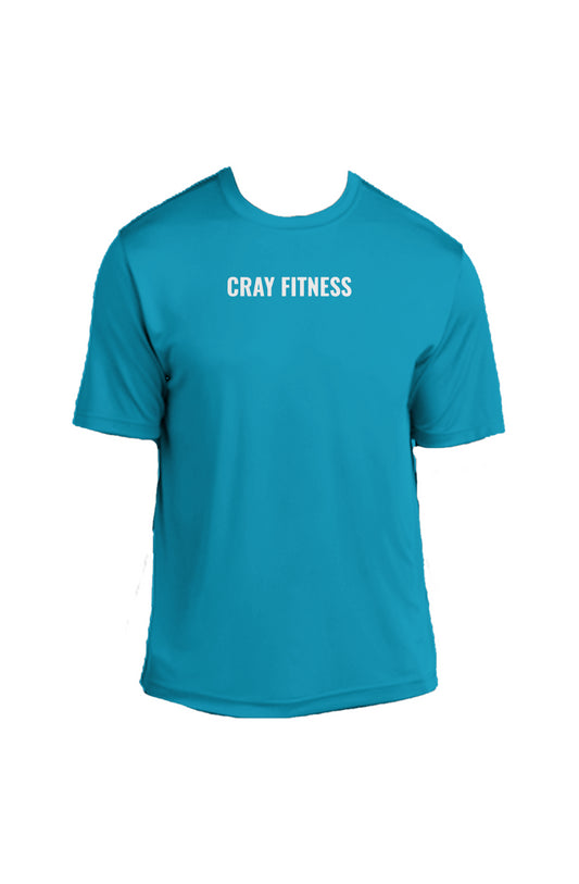 Crays Atomic Blue Athletic Fit Tee