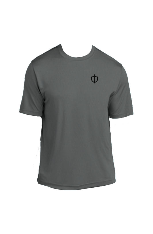 Crays Iron Grey Heather Athletic Fit Tee