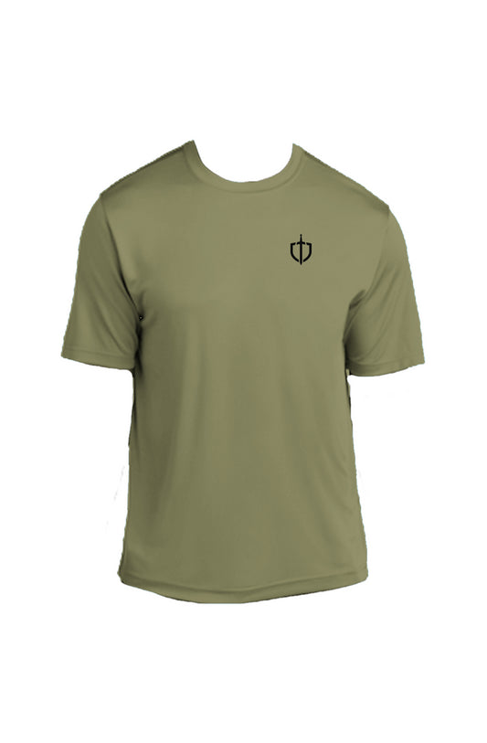 Crays Olive Drab Green Athletic Fit Tee