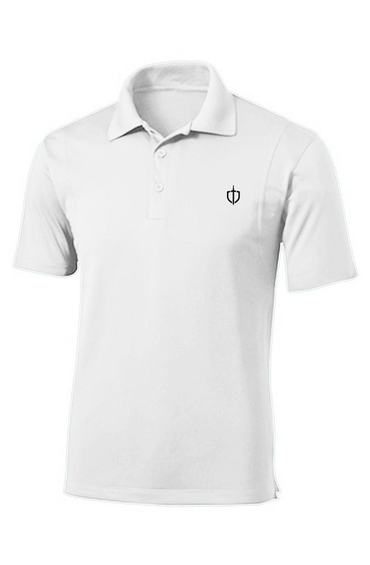 Men&amp;#39;s White Performance Polo