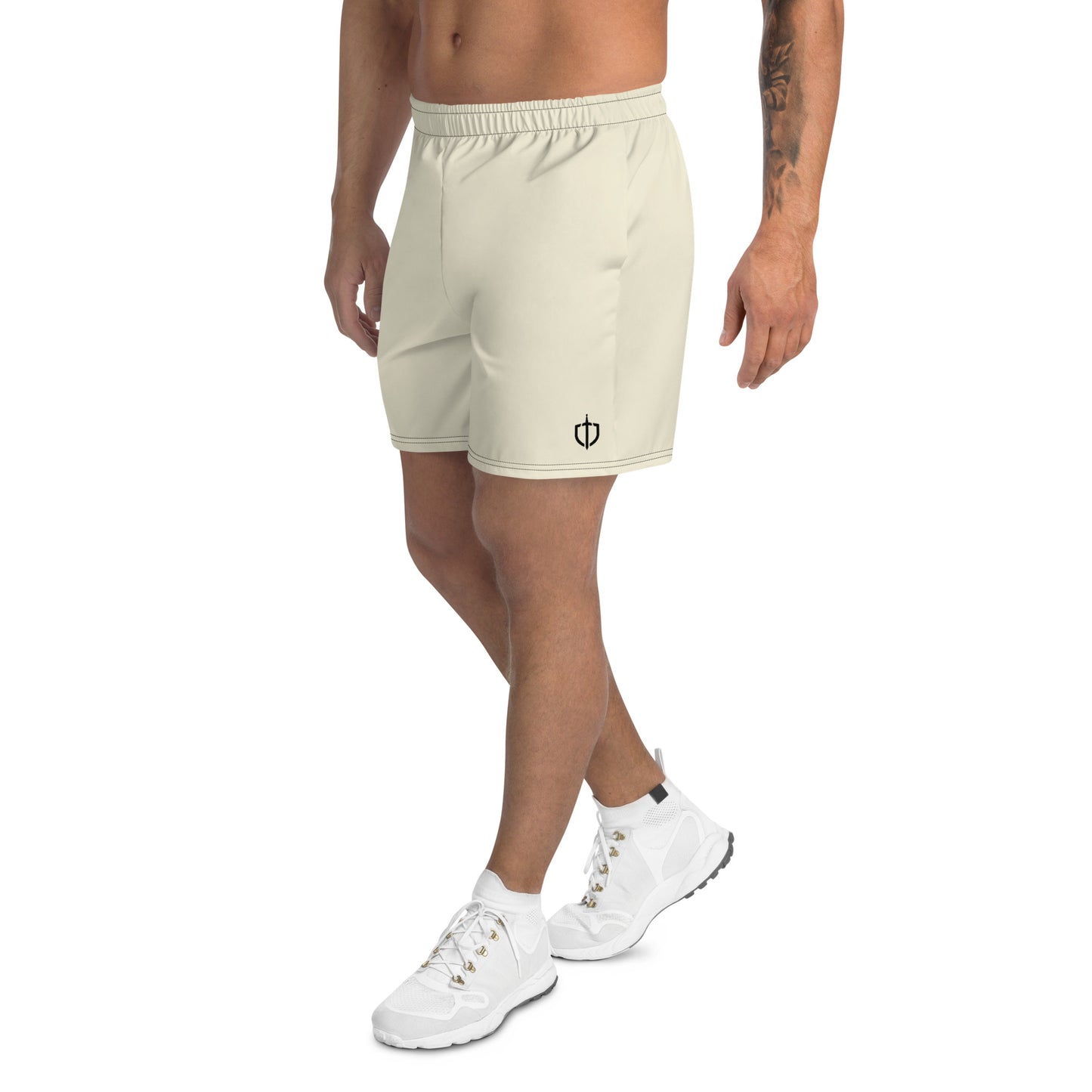 Athletic Shorts with Black Logo