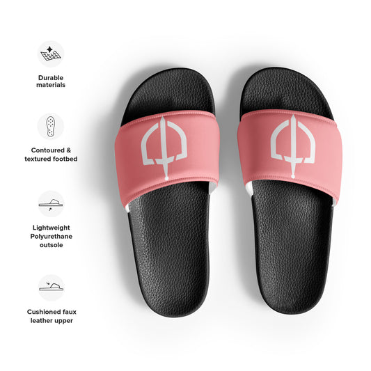 Slides with White Logo (Women's)